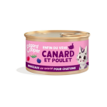 Edgar & cooper - edgard & cooper aliments humides chaton canard poulet morceaux en sauce sans c�r�ales ...