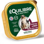 Equilibre&instinct - bote chien - equilibre & instinct terrine gibier haricots verts et thym - 300 gr ...