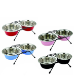 Europet - gamelle chien europet dinner set en 8 2 x 240 ml  11 cm
