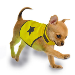 Europet - gilet de scurit jaune fluo pour chien 40 cm