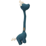 Europet - jouet chien peluche girafe george coloris bleu 20 x 52 cm