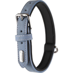 Flamingo - collier chien - flamingo collier delu bleu - 47 / 57 x 3 x 0, 7 cm