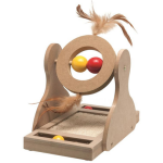 Flamingo - jouet chat - flamingo jouet en bois tumbler - 20 x 30 x 17 cm