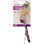 Flamingo - jouet chat - flamingo jouet vinta balle et bandelette beige - 22 x 4, 5 x 4, 5 cm