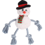 Flamingo - flamingo jouet chien bonhomme de neige blanc - 23 x 8, 5 x 28 cm