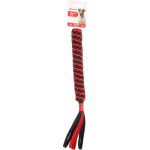 Flamingo - jouet chien - flamingo jouet movas bton tiss rouge et noir - 40 x 3, 5 cm