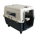 Flamingo - transport chien - flamingo cage de voyage nomad gris taille l - 57 x 80 x 60 cm