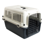 Flamingo - transport chien - flamingo cage de voyage nomad gris taille m - 53 x 67 x 47 cm