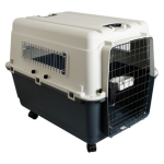 Flamingo - transport chien - flamingo cage de voyage nomad gris taille xl - 60 x 90 x 74 cm