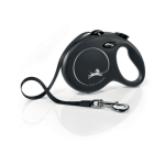 Flexi - laisse enrouleur flexi classic compact 3 noire 5 m