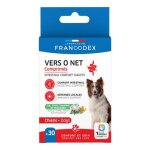 Francodex - compl�ment alimentaire pour chien et chiot vers o net - 30 comprim�s