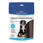 Francodex - friandises chien - francodex lamelles  mcher dentaires pour grands chiens x15