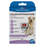 Francodex - soin chien - francodex collier antiparasitaire grand chien icaridine rouge - 75 cm