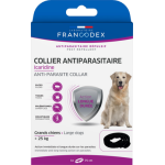 Francodex - soin chien - francodex collier antiparasitaire icaridine noir - 75 cm