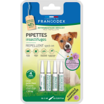Francodex - soin chien - francodex pipettes antiparasitaires insectifuges chiots et petits chiens moins ...
