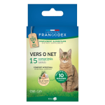 Francodex - vermifuge pour chat et chaton vers o net - 15 comprimés Francodex - vermifuge pour chat et chaton vers o net - 15 comprimés