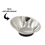 Girard - gamelle chien girard bol inox inclin avec ventouse 250 ml
