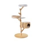 Hamiform - hamiform arbre  chat azkara n3 bois - h 155