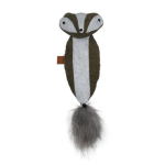 D&d home - jouet chat - rocco cuddle vert - 40 x 11 x 10 cm