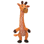 Kong� - jouet chien kong� peluche girafe orange taille l