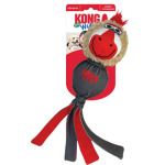Kong - kong jouet chien peluche wubba zoo mandrill rouge - taille l