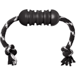 Kong - jouet chien kong xtrem dental et corde noir taille m