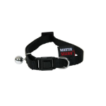 Martin sellier - collier pour chat en nylon noir