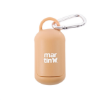 Martin sellier - martin sellier distributeur sacs � crottes silicone jaune - 10, 5 x 4, 9 x 4, 9 cm