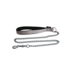 Martin sellier - laisse chien - martin sellier laisse chane gris - 100 x 2, 5 cm