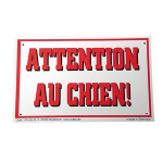 Martin sellier - martin sellier panneau  attention au chien !  - 10 x 16 cm