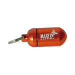 Martin sellier - pendentif chien - tube adresse alu 10mm - coloris al�atoire