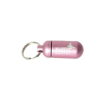 Martin sellier - pendentif chien - tube adresse alu 14mm - coloris al�atoire