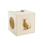 Medor et compagnie - habitat chat arbre  chat mural cube 33 x 30 x 33 cm