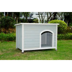 Medor et compagnie - niche chien pliable blanc certifi fsc - 115 x 72, 5 x 83 cm