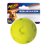 Nerf - jouet chien nerf ballon football  sifflet - taille m  8, 2 cm - coloris alatoire