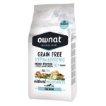 Ownat - croquettes chien - ownat grain free hypoallergenic adulte sans crales saumon 3kg