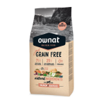 Ownat - croquettes chien - ownat just grain free adulte sans c�r�ales saumon & poisson 3kg