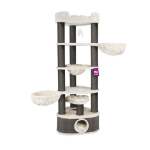 Petrebels - arbre � chat petrebels catharina 200 beige - 78 x 78 x 200 cm