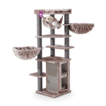 Petrebels - petrebels arbre  chat ramses 158 marron - 50x50x158 cm