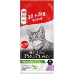 Pro plan - pro plan croquettes chat adulte strilis dinde - 10 kg + 2 kg offerts