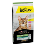 Pro plan - pro plan croquettes chat adulte strilis saumon - 10 kg + 2 kg offerts