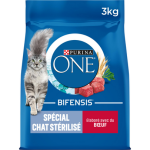 Purina - croquettes chat purina one strilis b?uf bl 3 kg