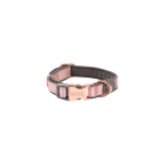 Rogz - collier chien - rogz blush rose gris et rose - 16 / 22 cm