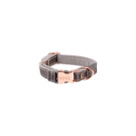 Rogz - collier chien - rogz dove gris et rose - 16 / 22 cm
