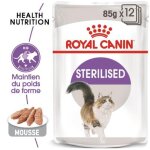 Royal canin - royal canin chat sachet mousse sterilised 12 x 85 g