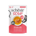 Schesir - schesir aliments humides chat soupe saumon carottes - 40 g