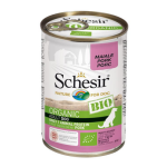 Schesir - bote chien - schesir pte bio au porc - 400g