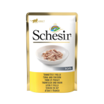 Schesir - sachet chat - schesir thon et filets de poulet en gel�e - 85 gr