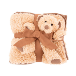 Scruffs - couchage chien - scruffs pack couverture ourson - 110 x 72, 5 cm marron