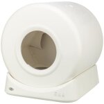 Trixie - maison de toilette auto - nettoyante coloris blanc trixie - 51 x 56 x 54 cm